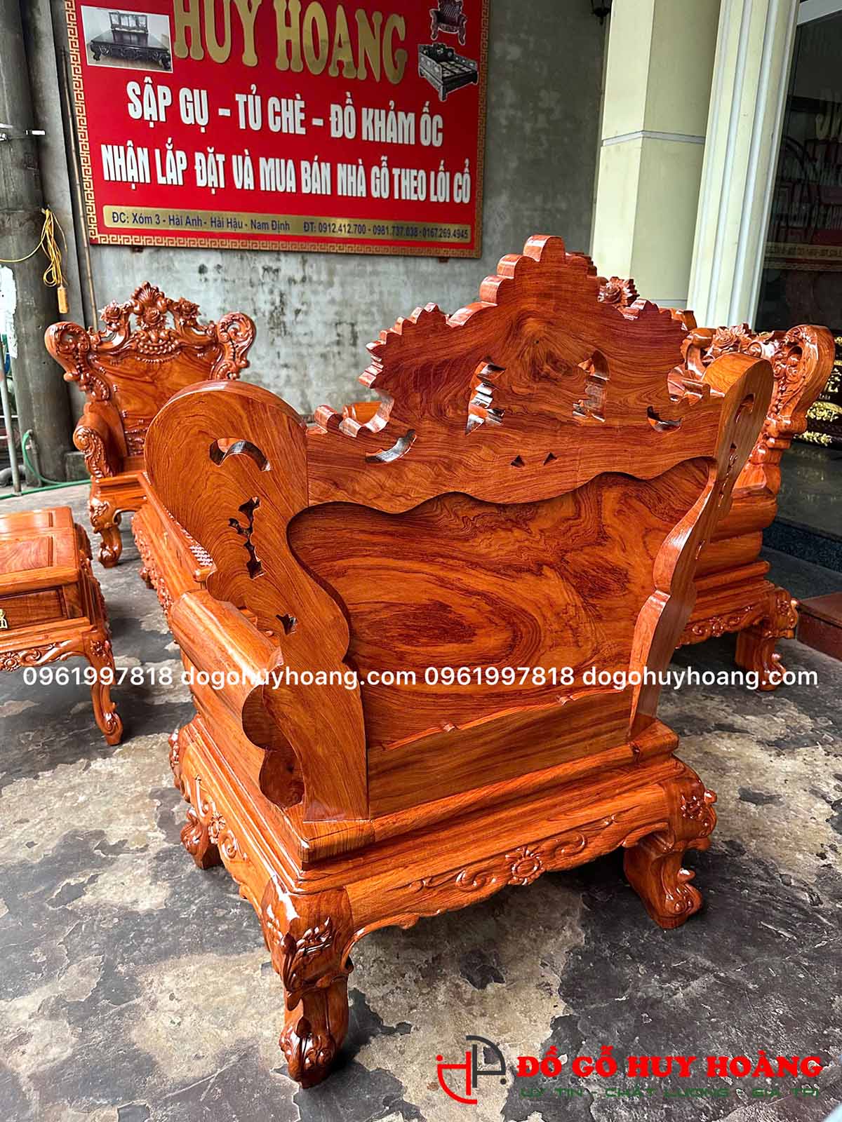 Bàn Ghế Hoàng Gia Tay Hỏi Tay 122